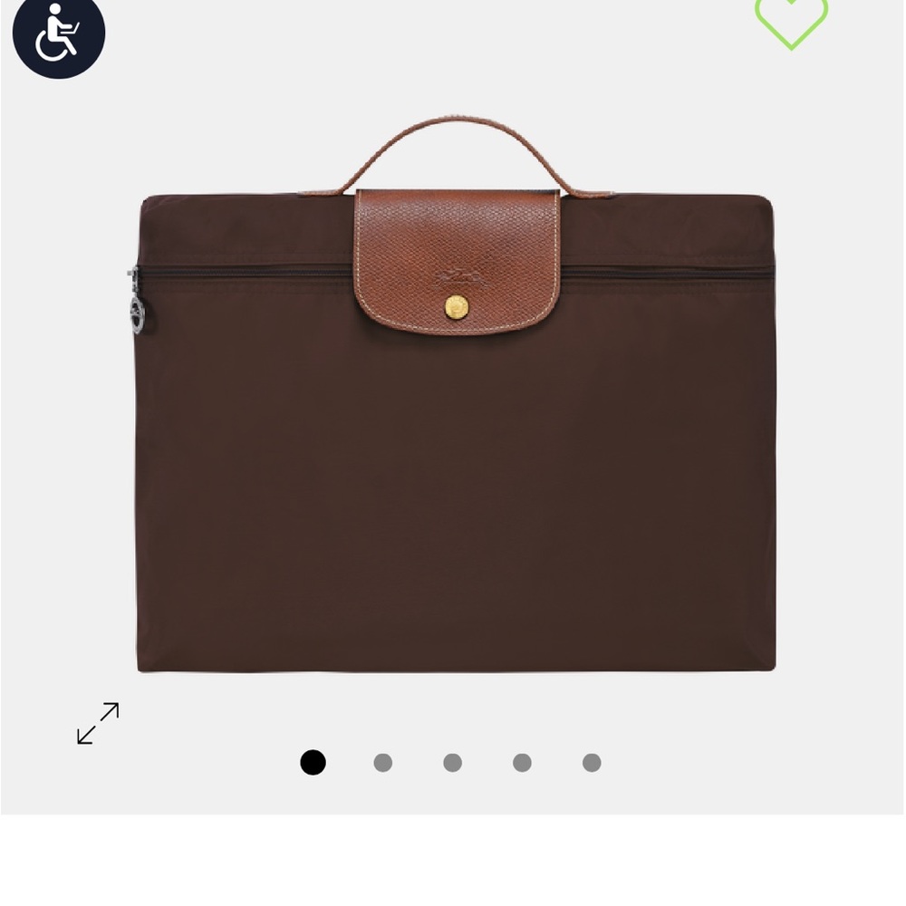 LONGCHAMP brief case, brown, new without tags